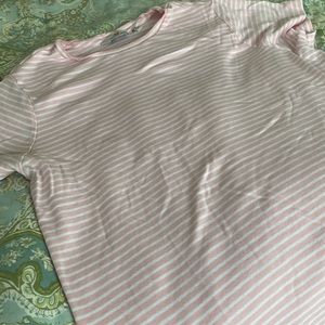 Vineyard Vines Striped Crewneck Short-Sleeve Simple Tee          Size XXL